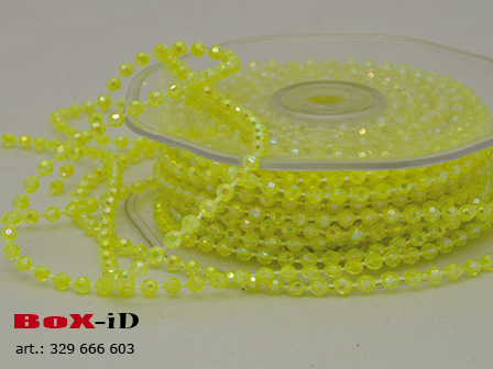 Coloured chain 603 green 4mm X 10m